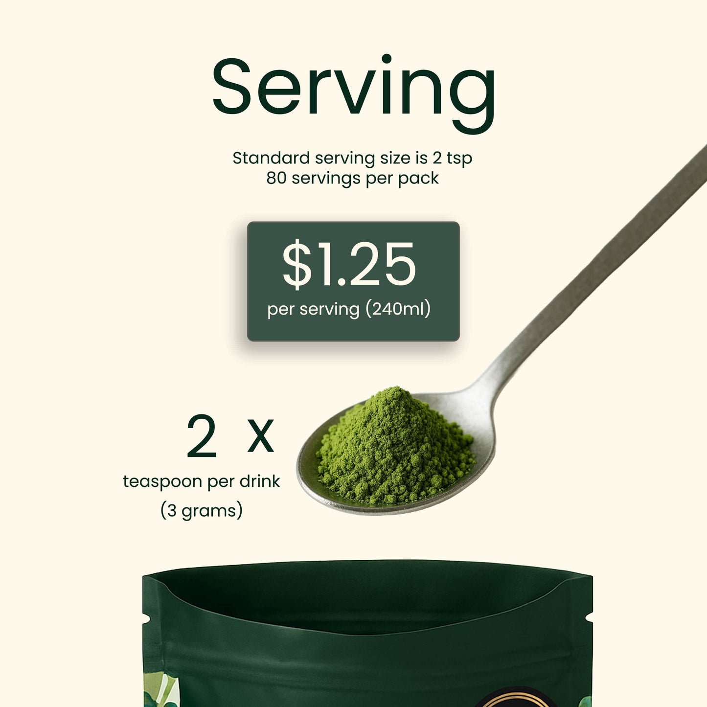AA Ceremonial Grade Matcha 250g (9oz) Barista Bulk Pack