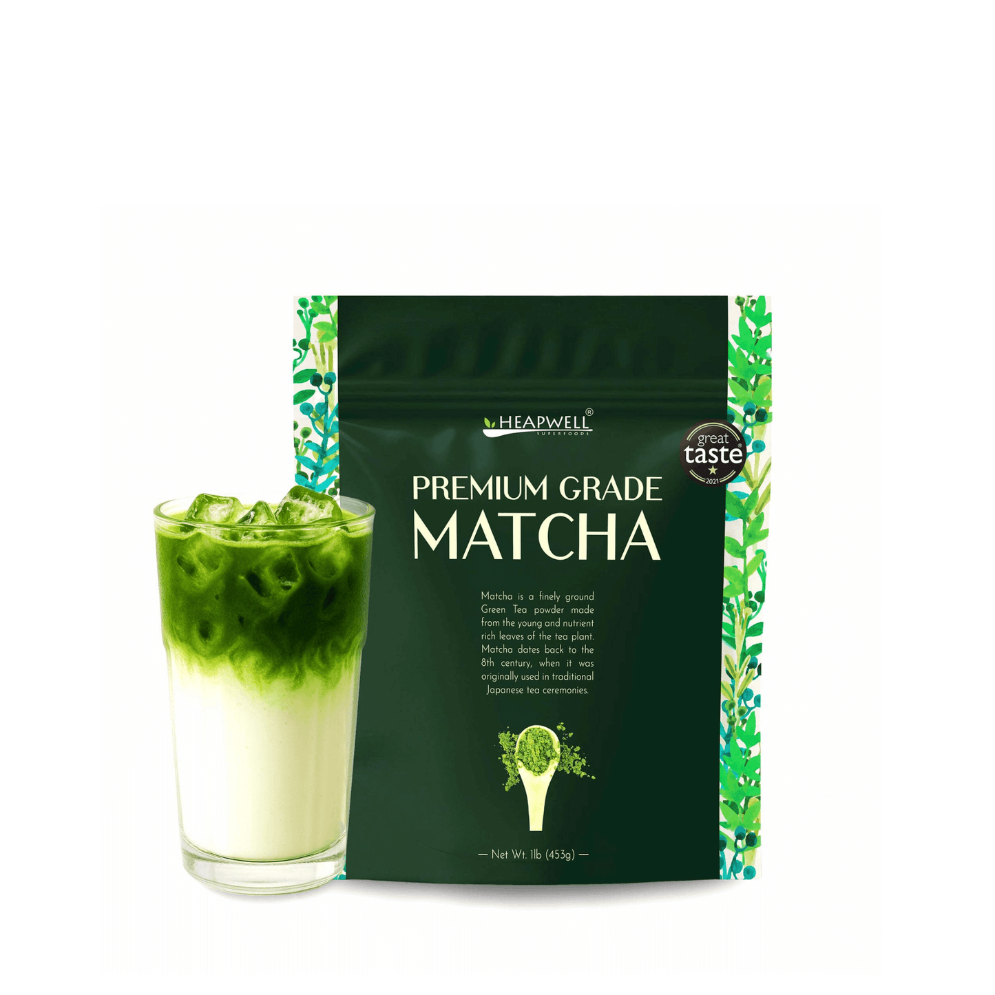Premium Latte Grade Matcha 1lb (453g) Barista Bulk Pack
